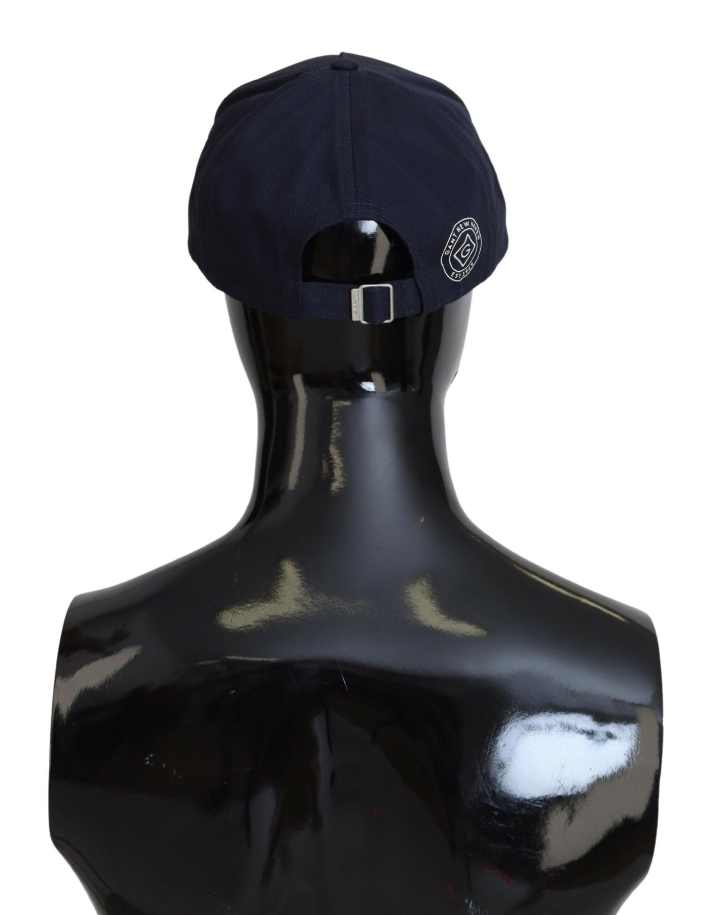 Gorra de béisbol con estampado de logo de algodón azul Sombrero informal