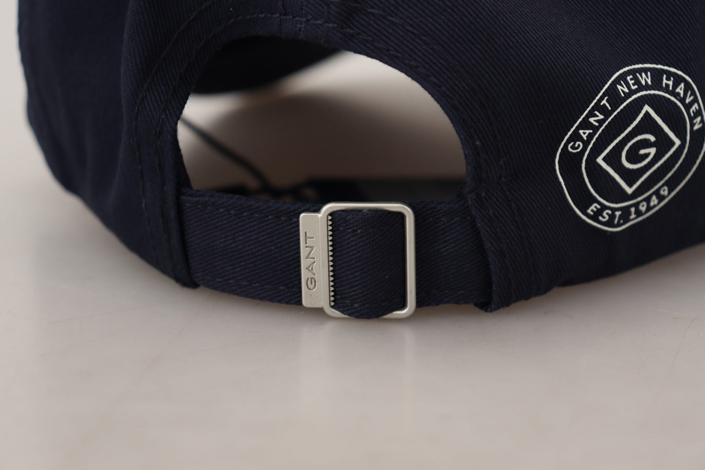Gorra de béisbol con estampado de logo de algodón azul Sombrero informal