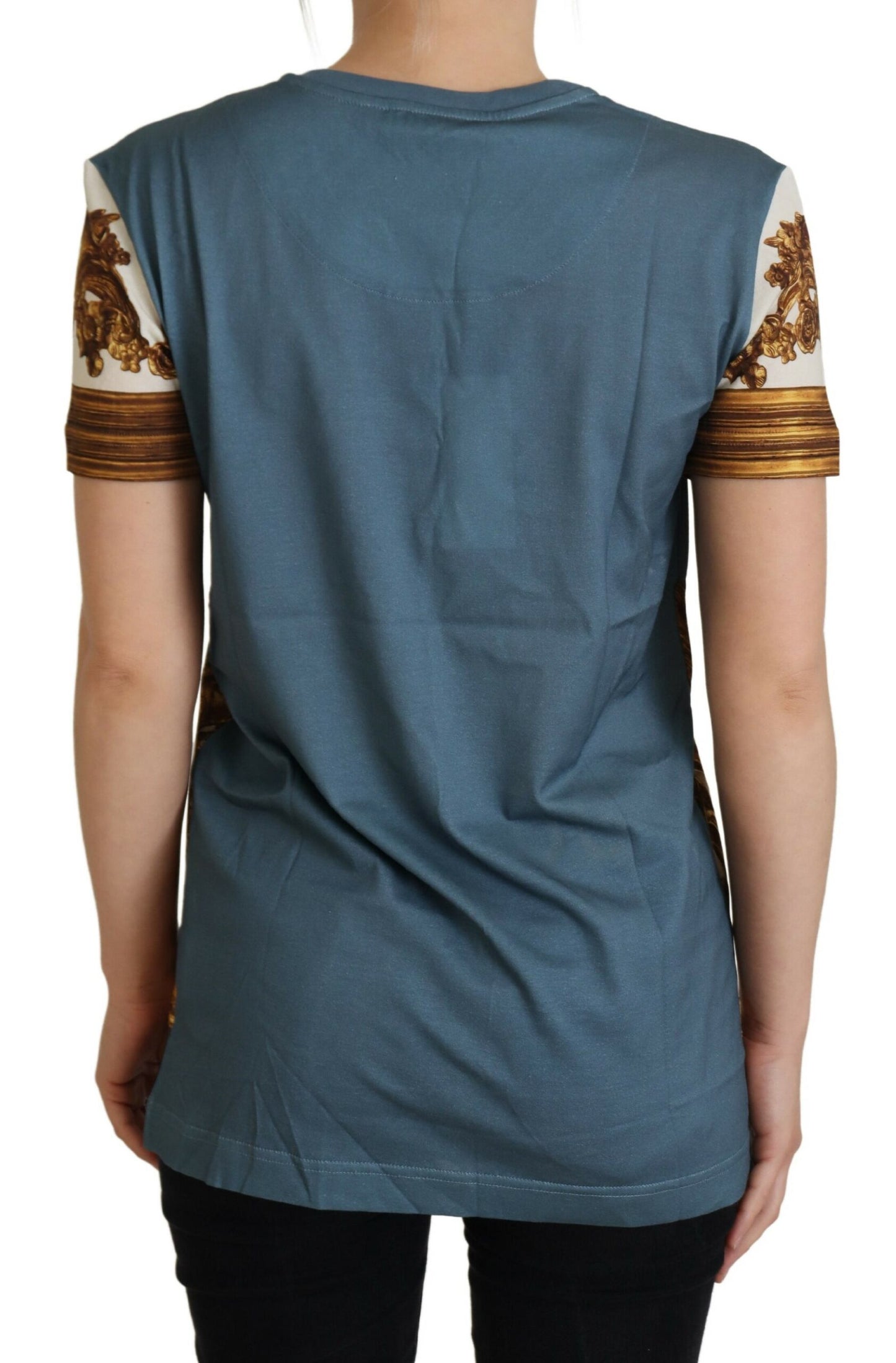 Top camisero con estampado de ángel y logo DG multicolor