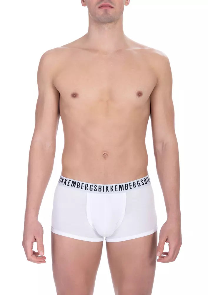 Pack de boxers en coton blanc pour hommes Bikkembergs