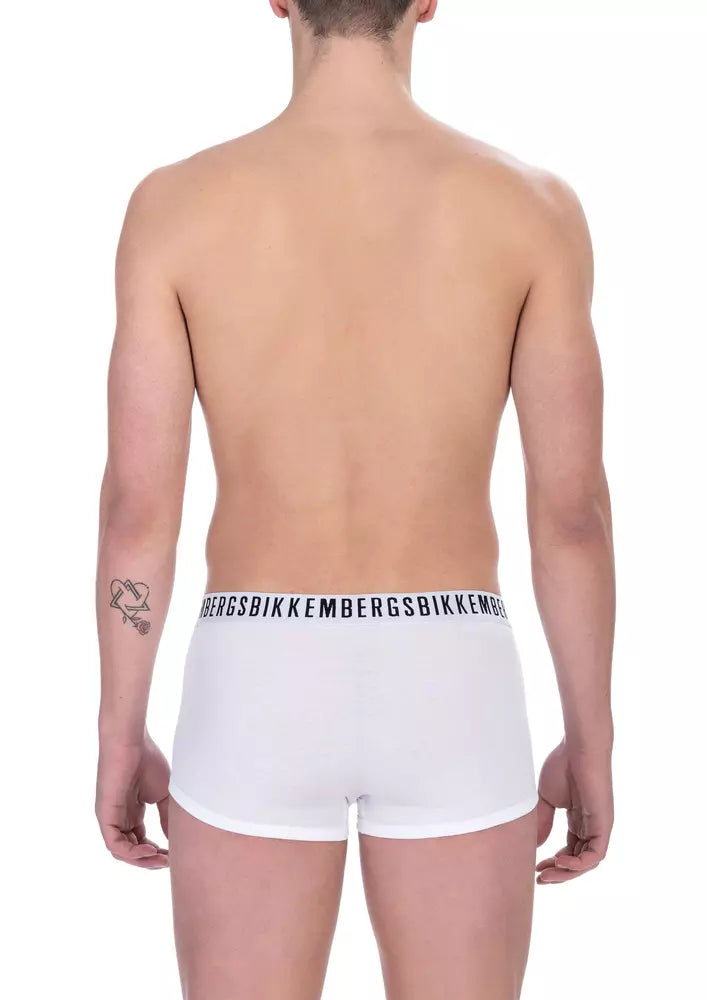 Pack de boxers en coton blanc pour hommes Bikkembergs