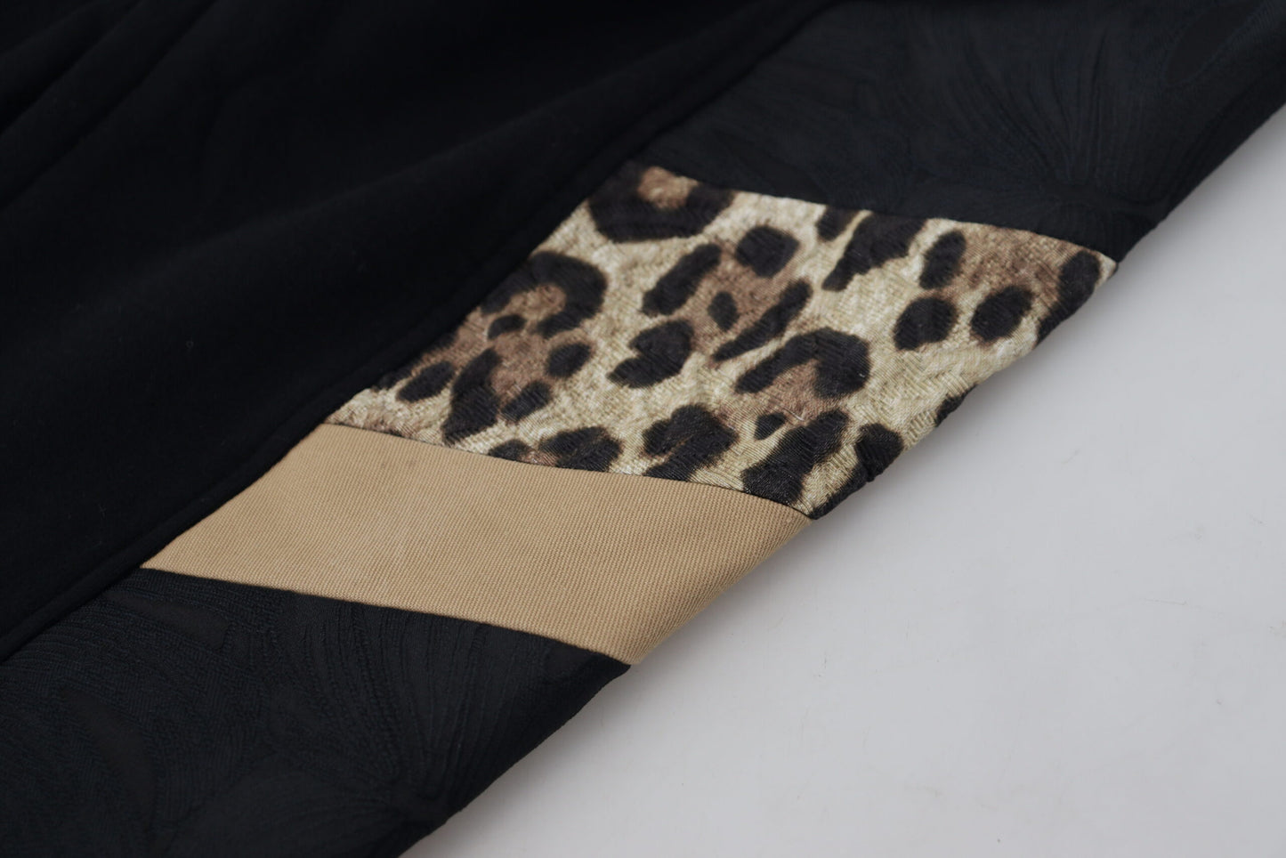 Pantalones jogger pitillo de poliéster negro para hombre