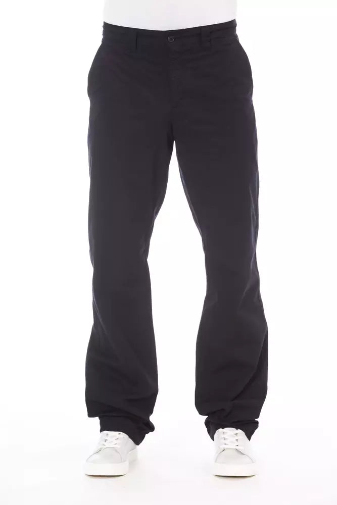 Vaqueros y pantalón de algodón azul
