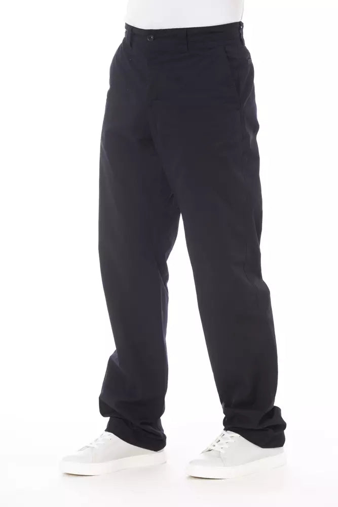 Vaqueros y pantalón de algodón azul