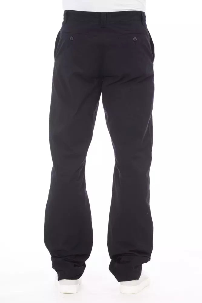 Vaqueros y pantalón de algodón azul