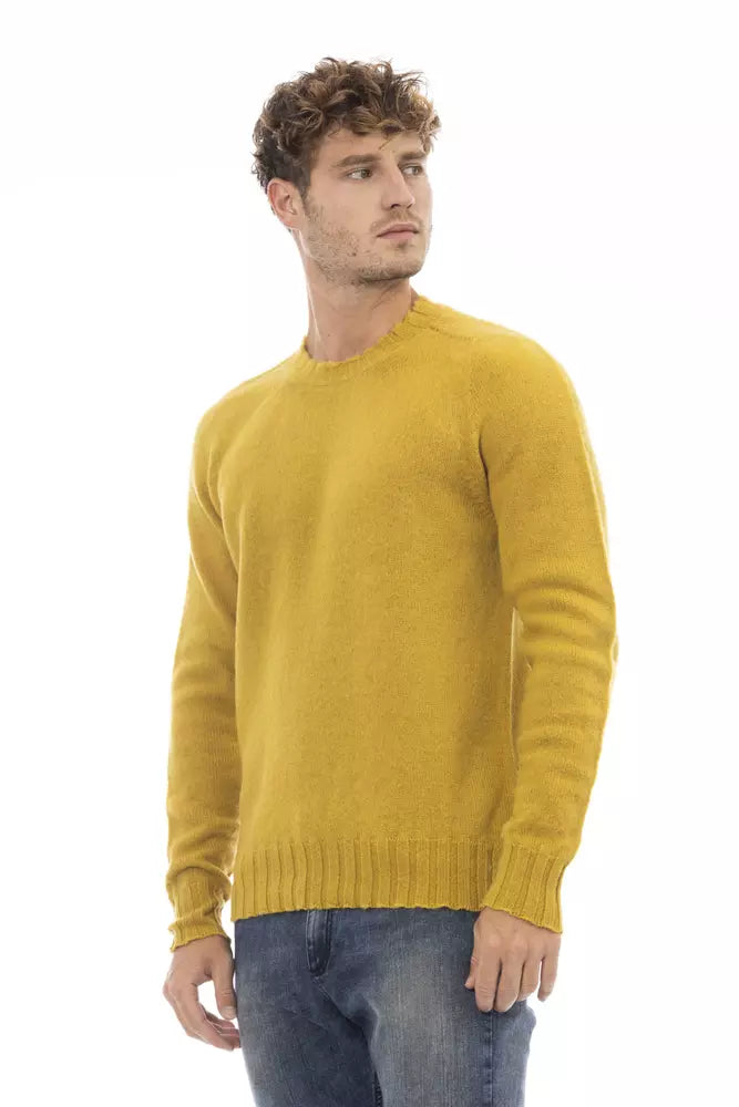 Jersey de lana amarillo