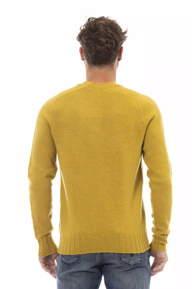 Jersey de lana amarillo