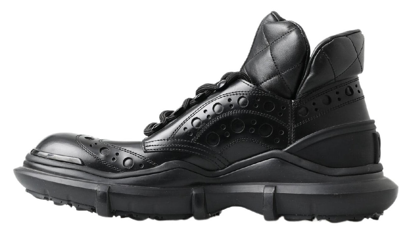 Botas casual de cuero negras