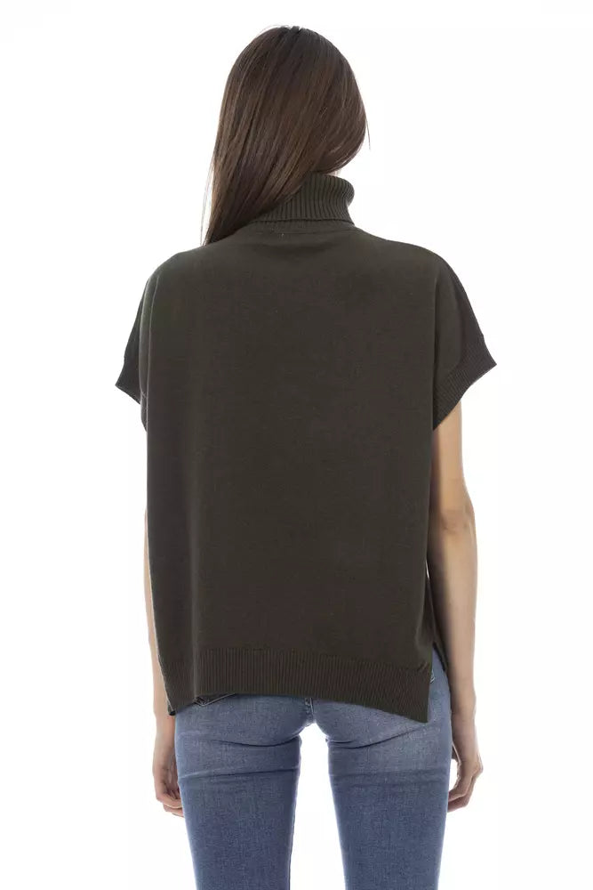 Jersey de lana verde