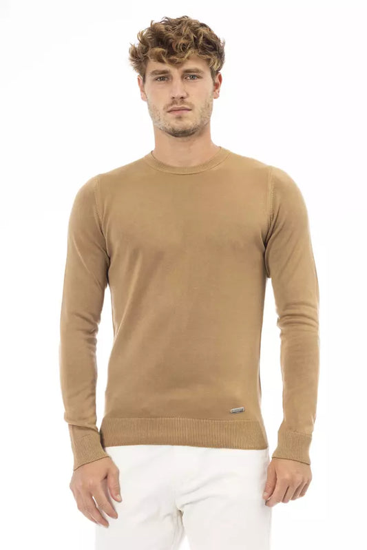 Maglione da uomo Baldinini Trend Beige in Modal
