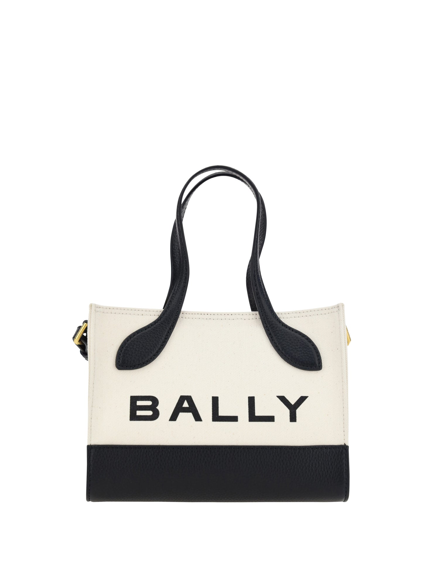 Mini bolso de cuero en blanco y negro