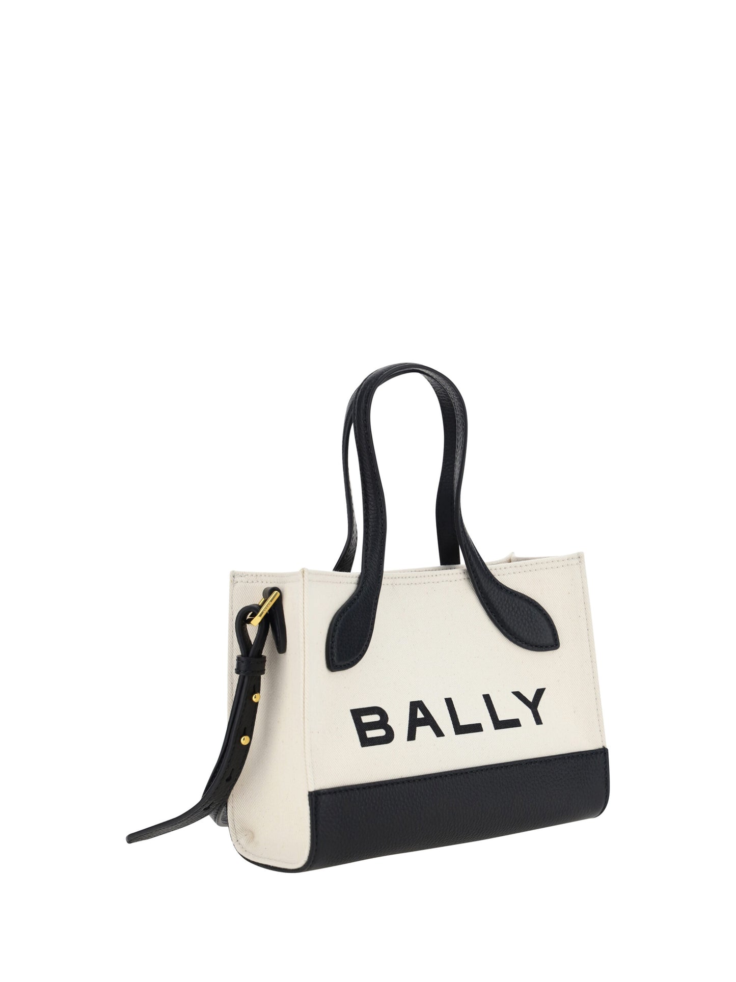 Mini bolso de cuero en blanco y negro