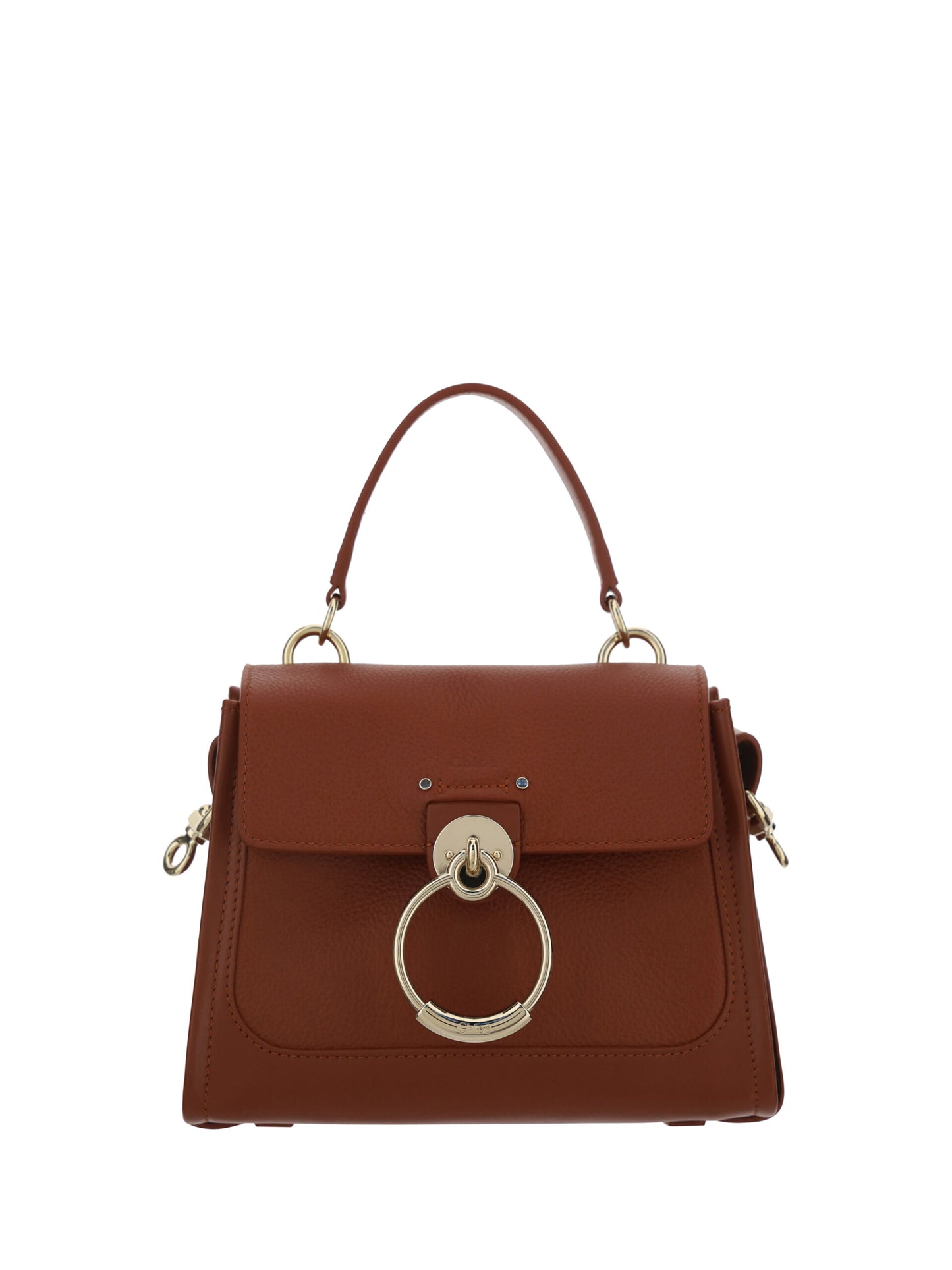 Bolso Tess de piel de becerro marrón
