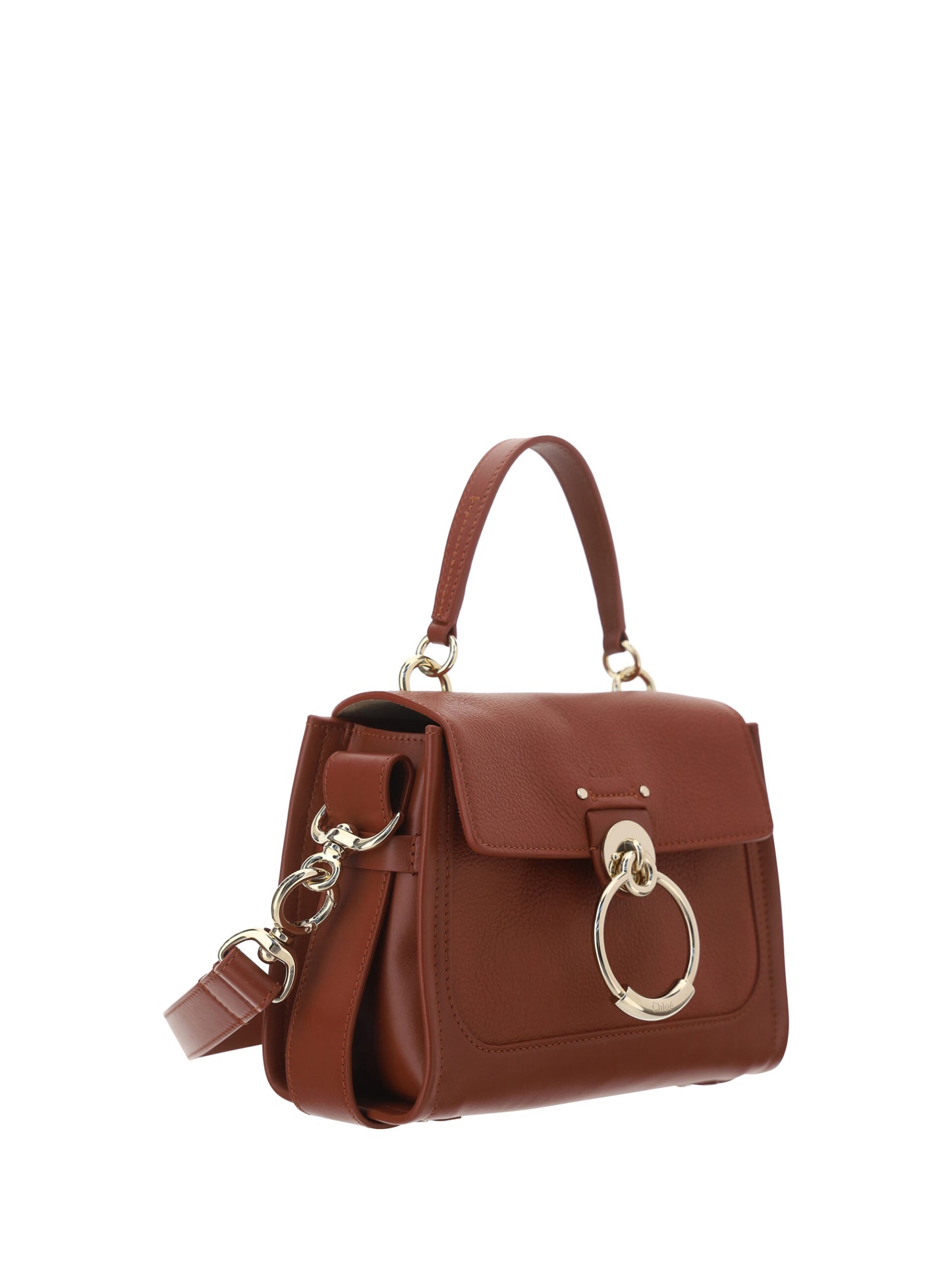 Bolso Tess de piel de becerro marrón