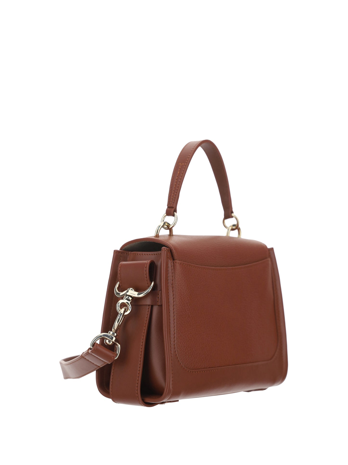 Bolso Tess de piel de becerro marrón