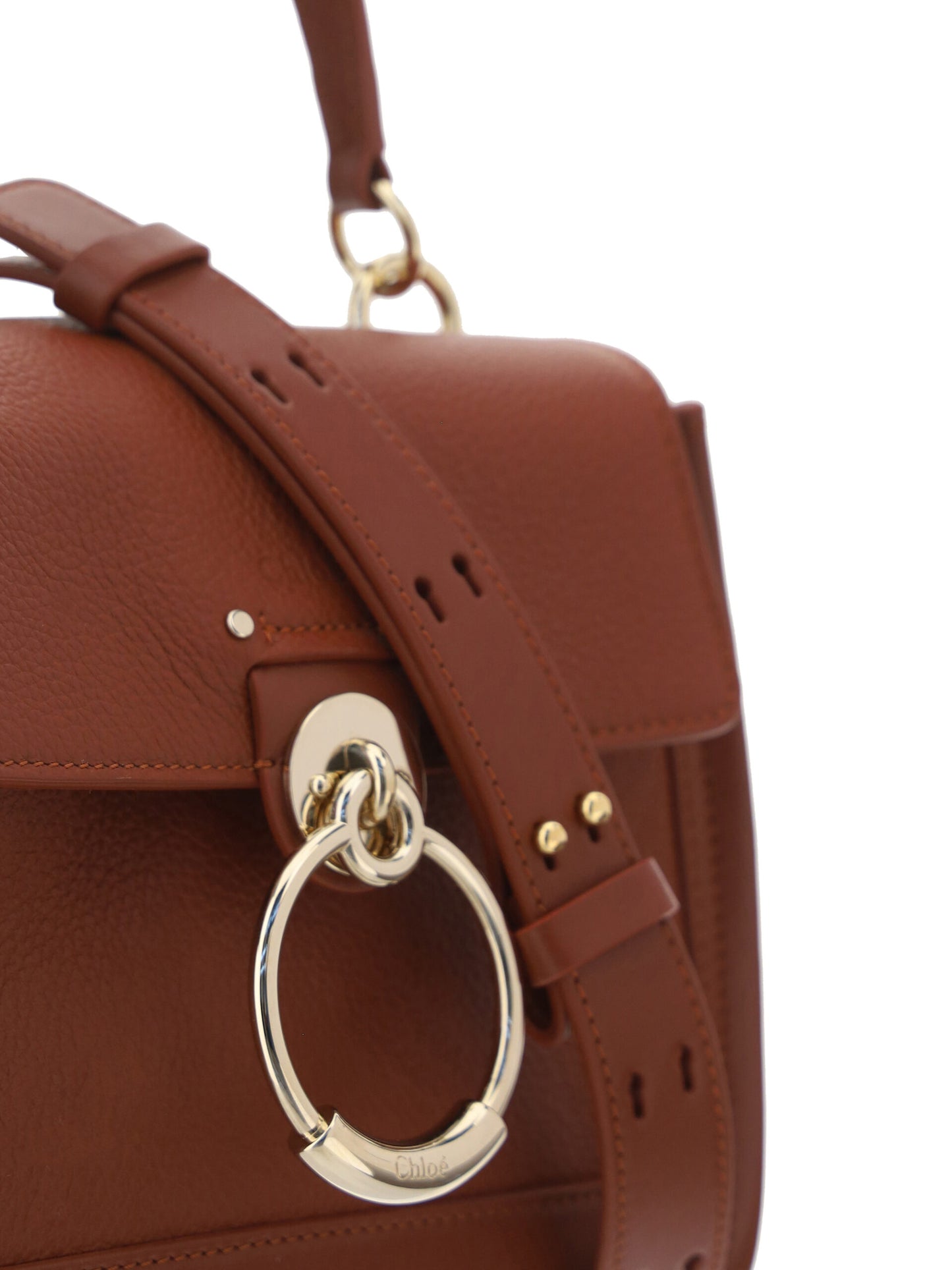 Bolso Tess de piel de becerro marrón