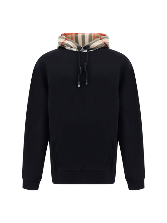Sudadera con capucha Samuel de algodón negra