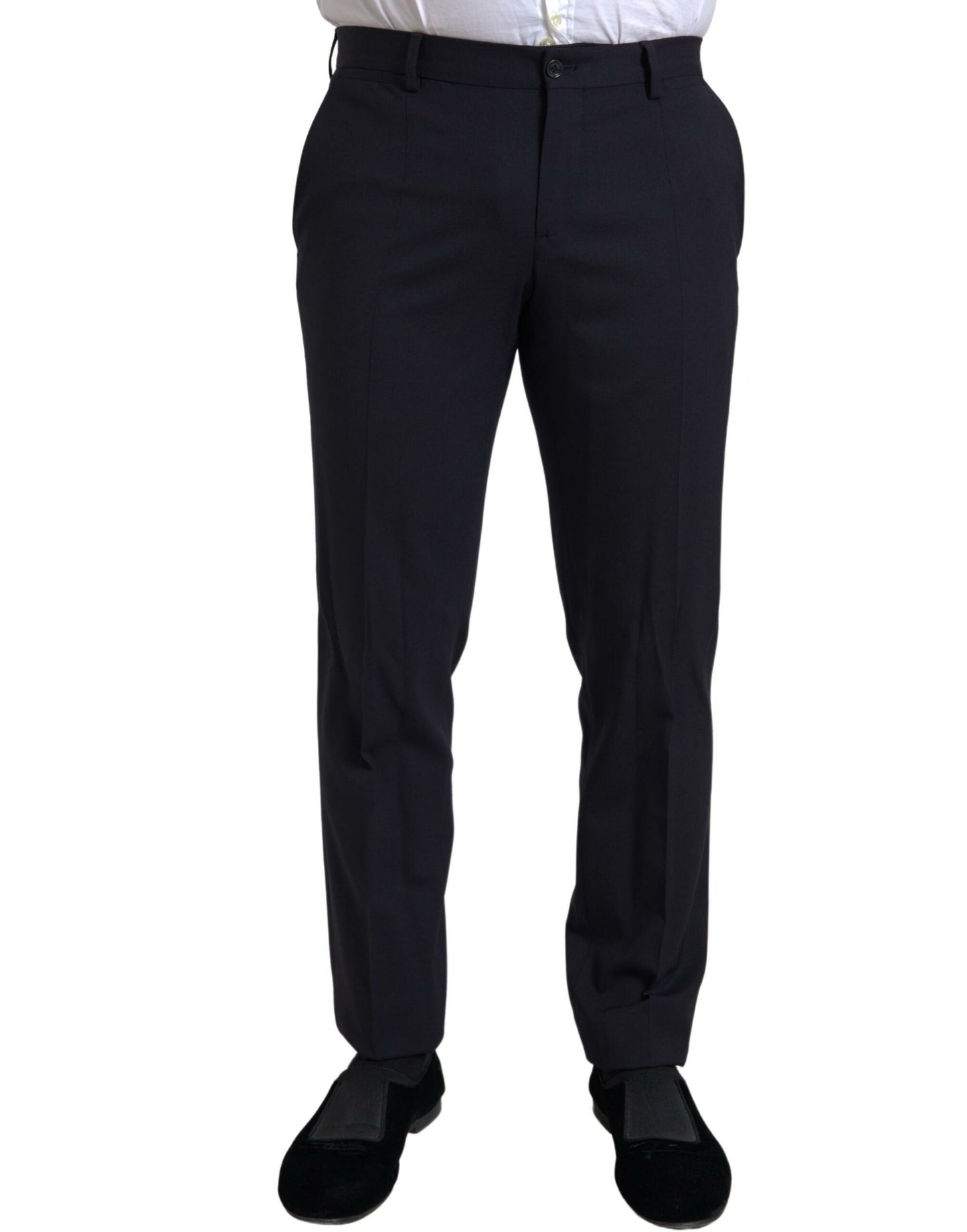 Traje MARTINI azul de 2 piezas con botonadura simple