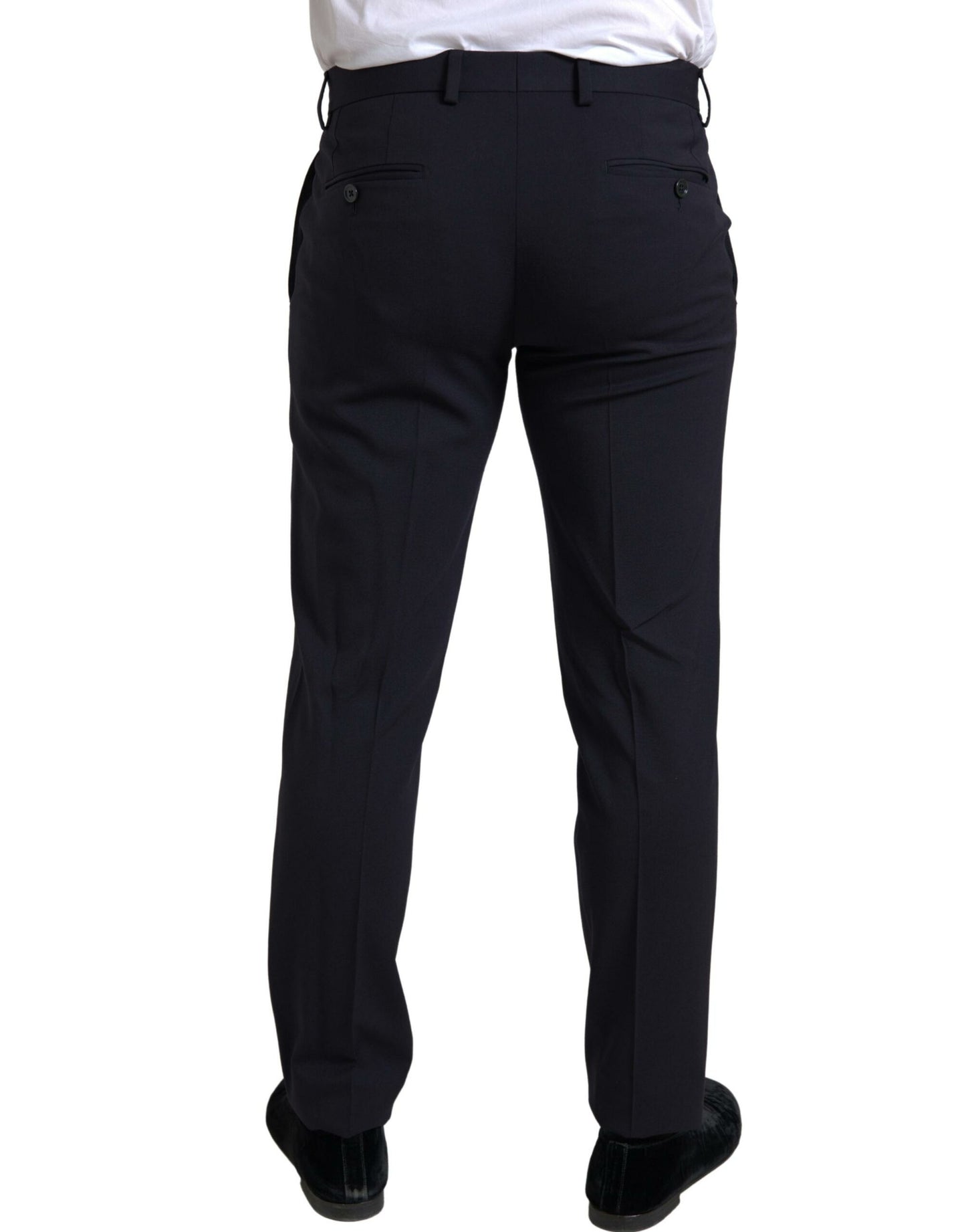 Traje MARTINI azul de 2 piezas con botonadura simple