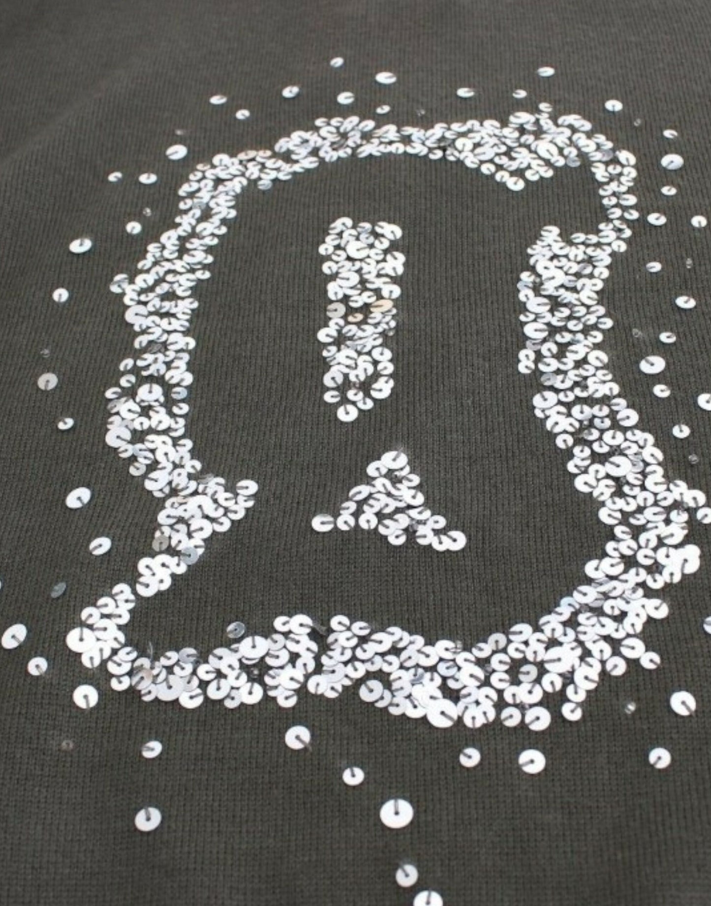 Jersey de cuello alto de lana verde