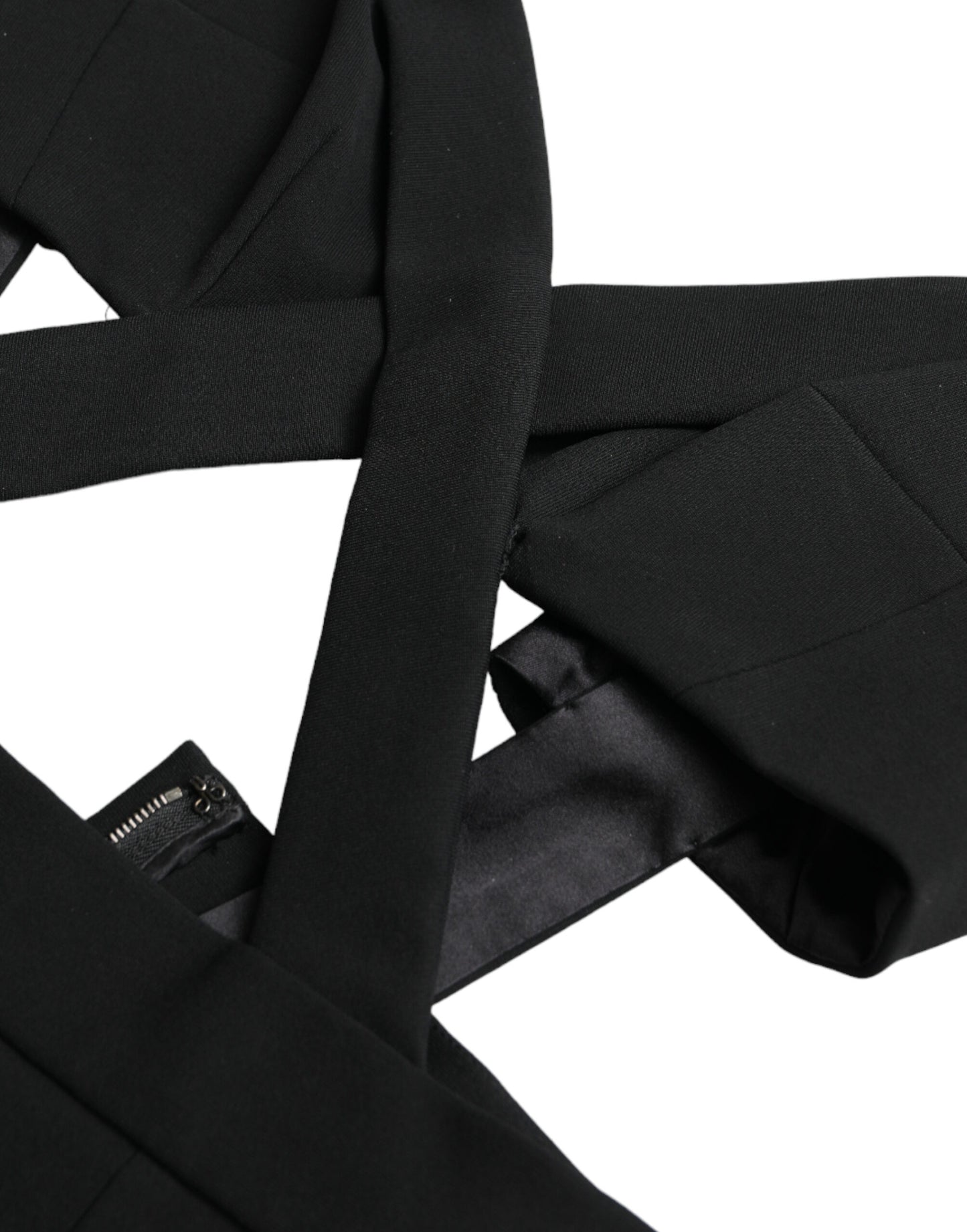 Dolce & Gabbana – Glamouröses, schwarzes, figurbetontes Midikleid