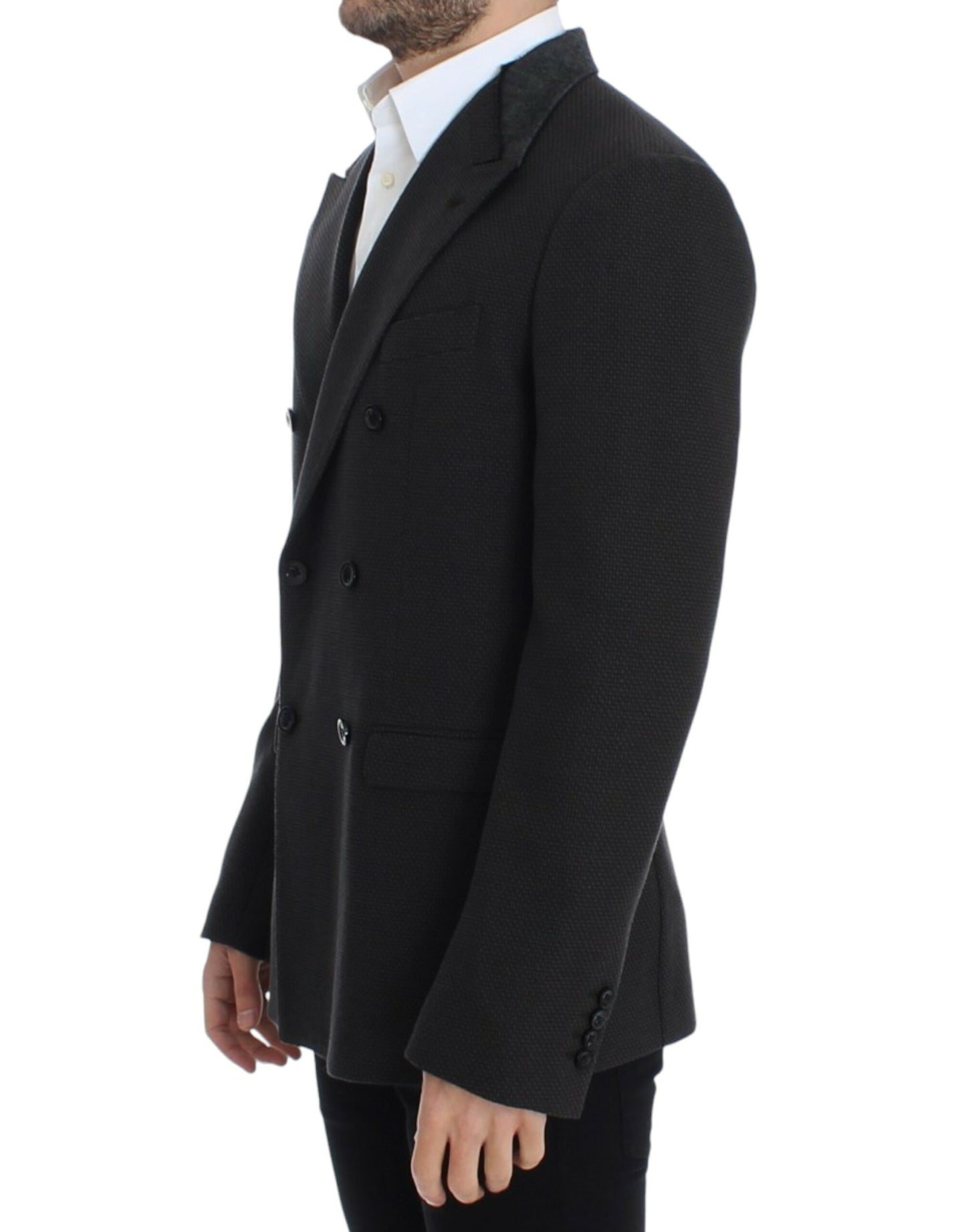 Blazer élégant slim fit à double boutonnage Dolce & Gabbana