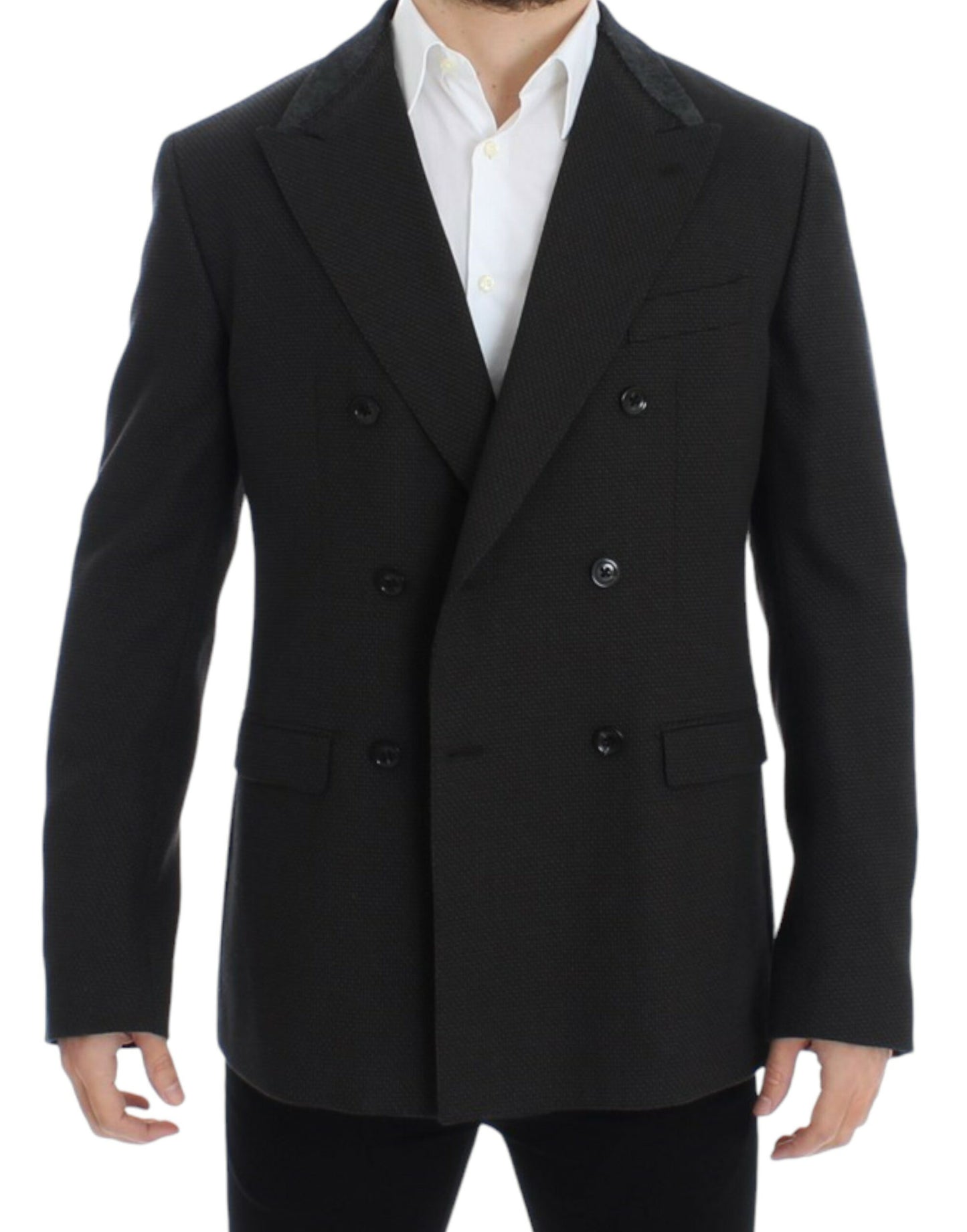 Blazer élégant slim fit à double boutonnage Dolce & Gabbana