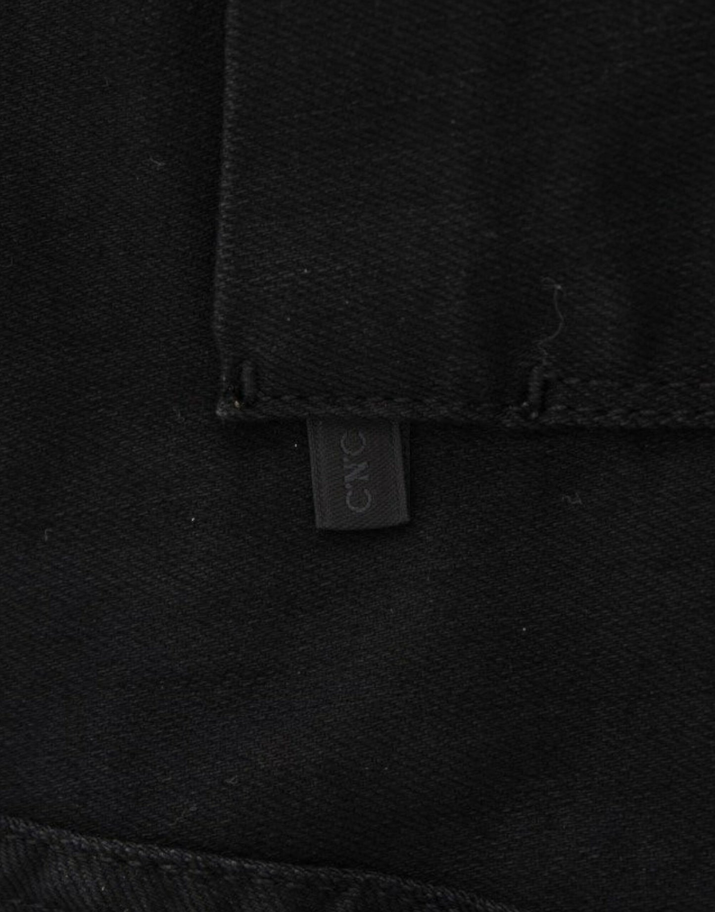 Jeans neri a gamba dritta