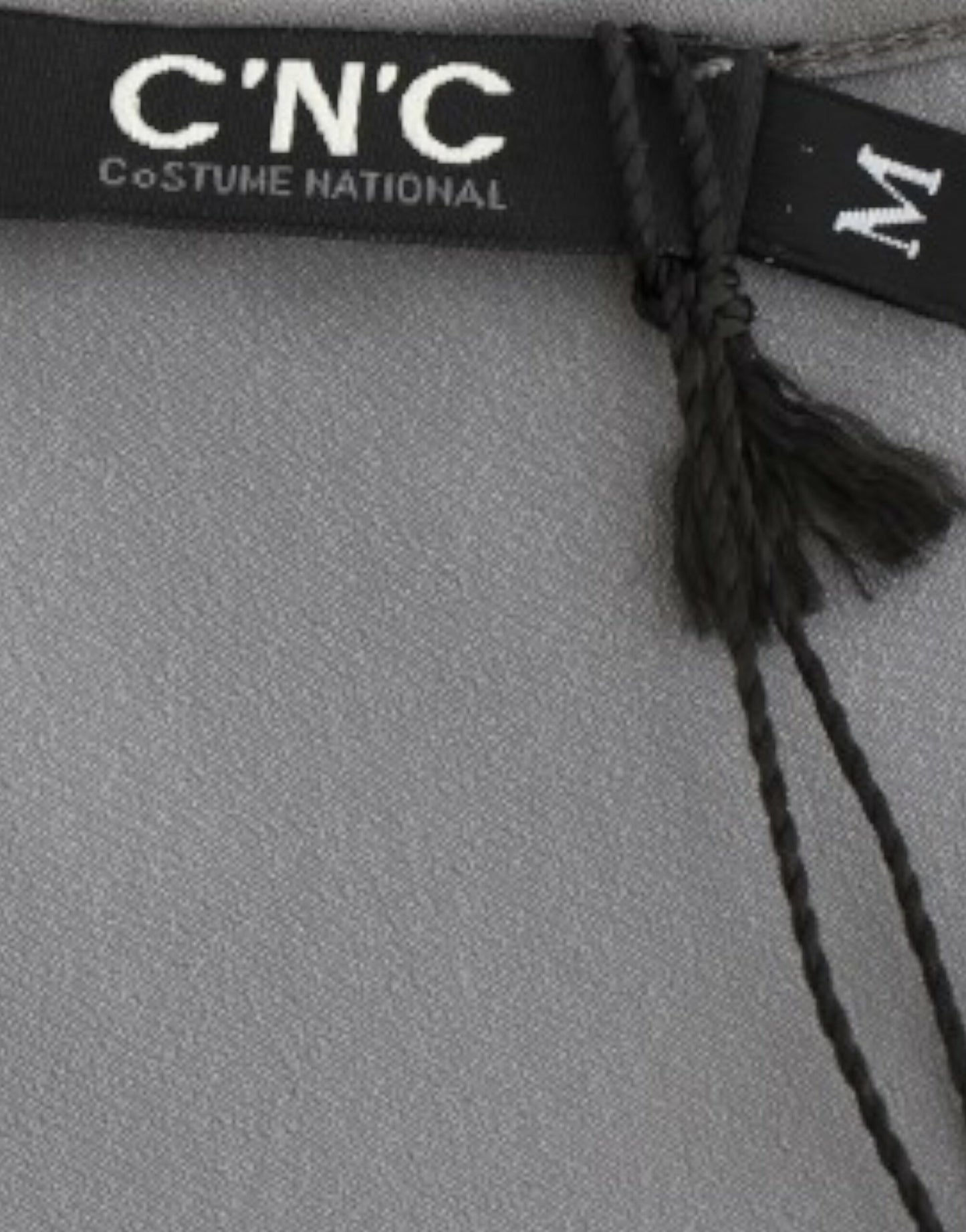 Costume National Elegante V-Ausschnitt-Tunika mit Motivdruck