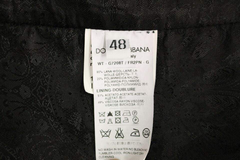 Chaleco negro de lana a rayas con logo Gilet Weste