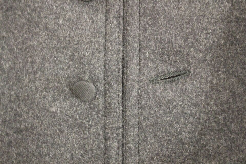 Chaleco gris con logo en mezcla de lana Gilet Weste