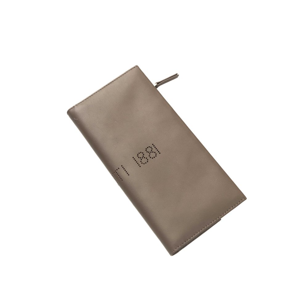 Portefeuille pour homme en cuir marron Cerruti 1881