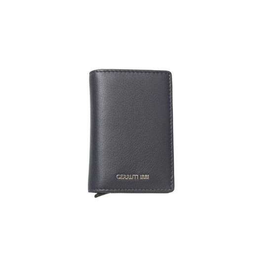 Cartera de piel de becerro azul