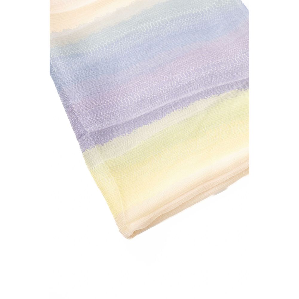 Sciarpa di seta multicolore