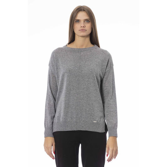 Jersey de viscosa gris