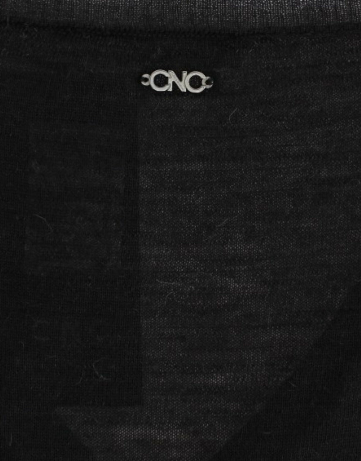 Jersey ligero cuello pico negro