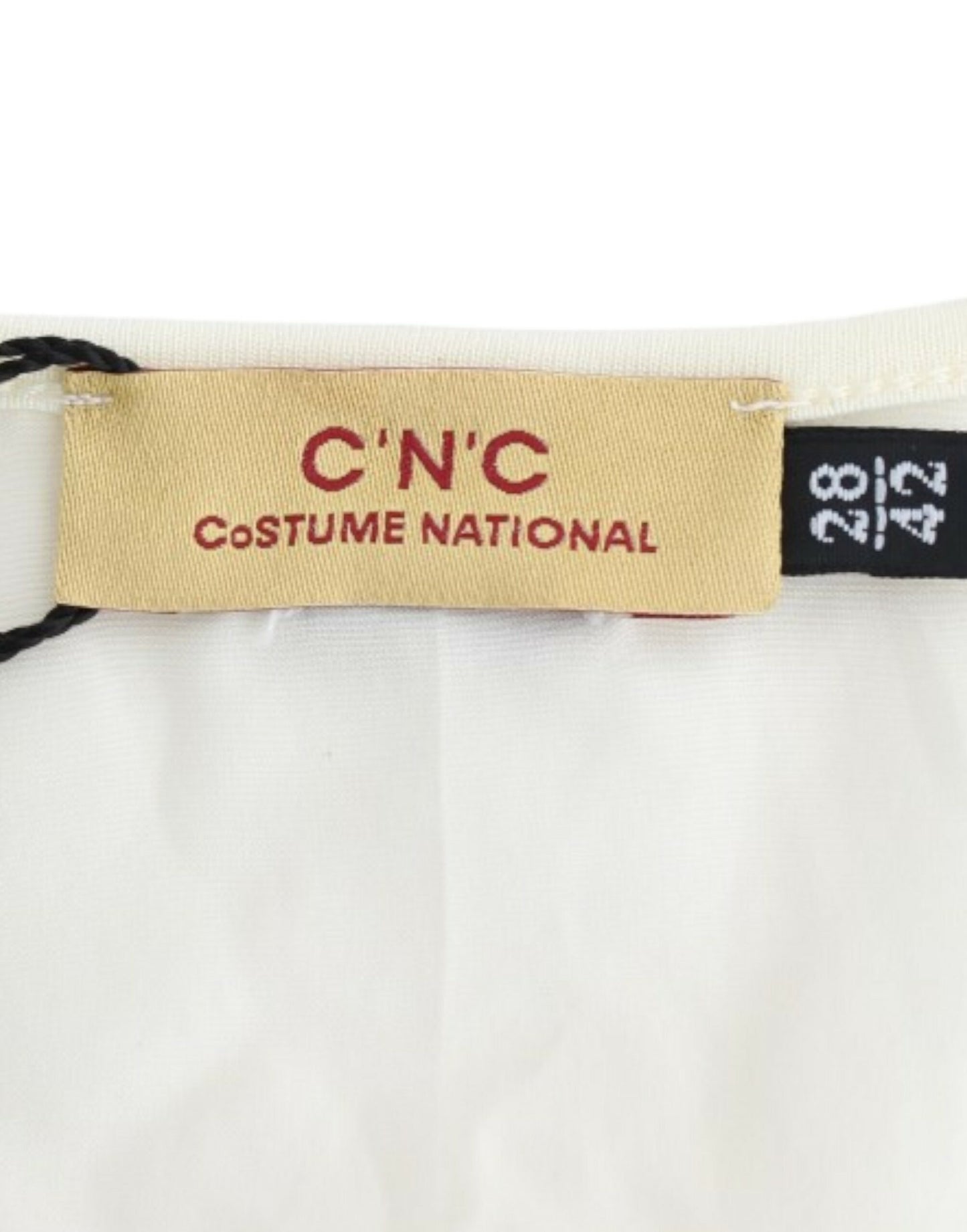 Robe au-dessus du genou en modal blanc chic de Costume National