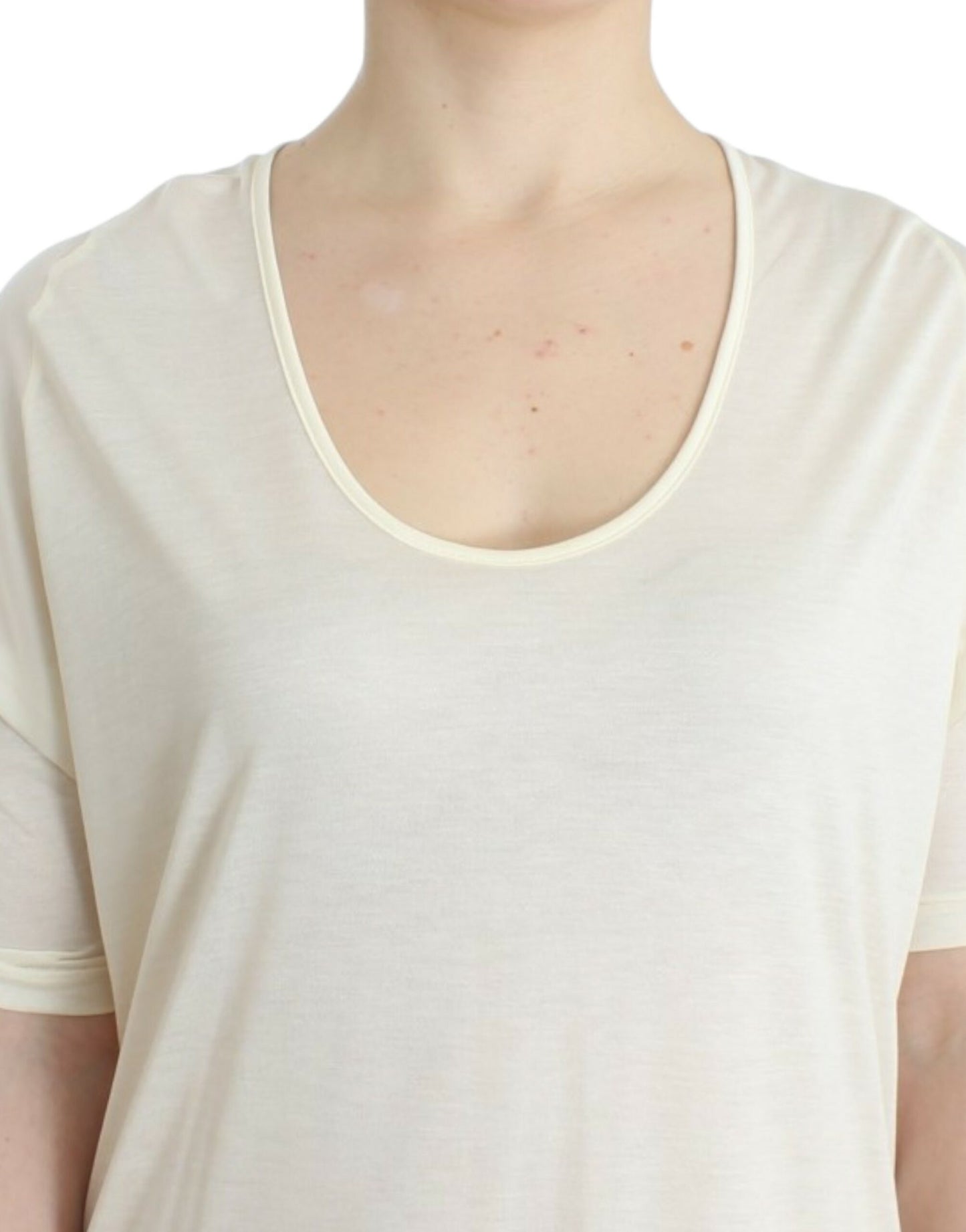 Robe au-dessus du genou en modal blanc chic de Costume National