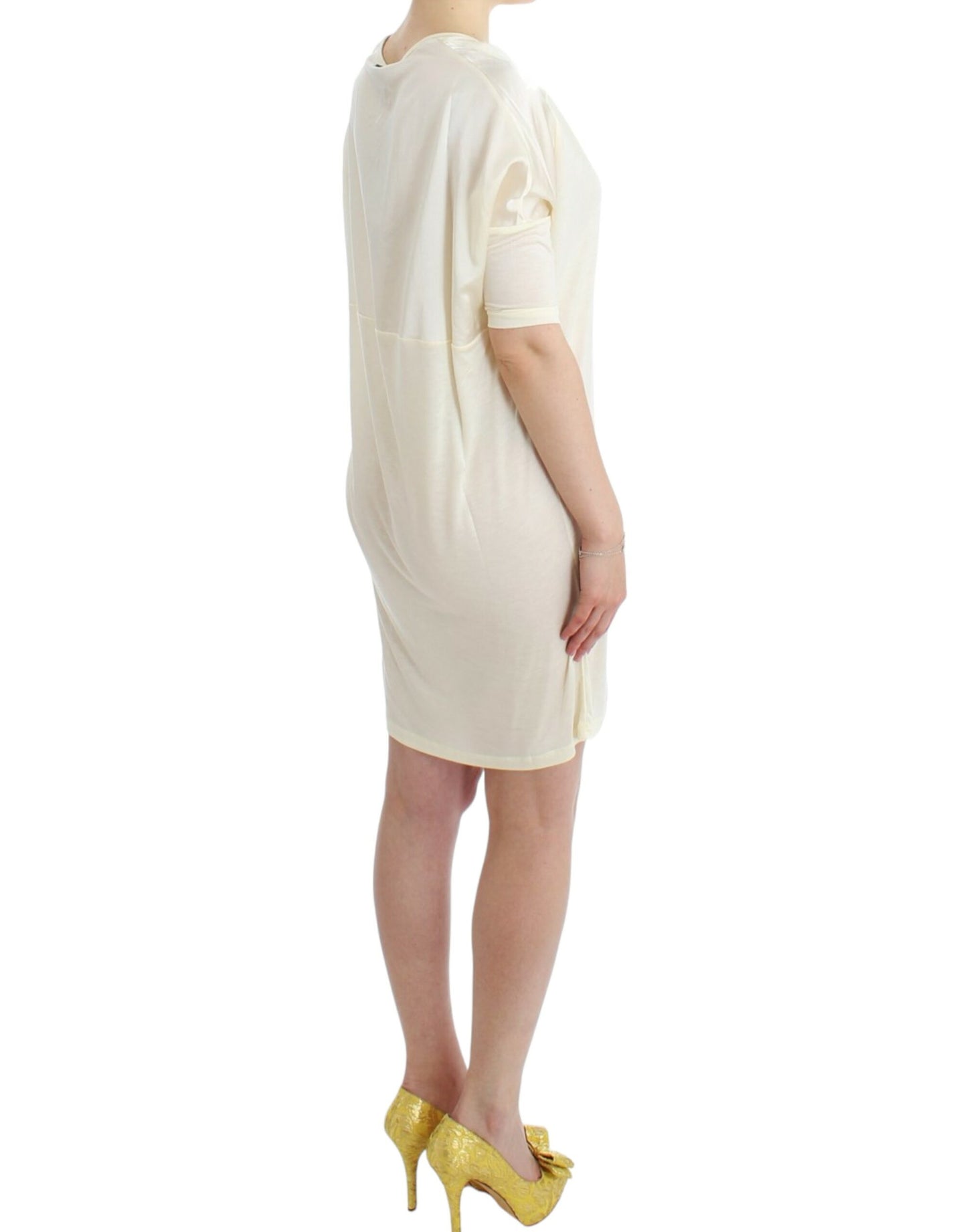 Robe au-dessus du genou en modal blanc chic de Costume National
