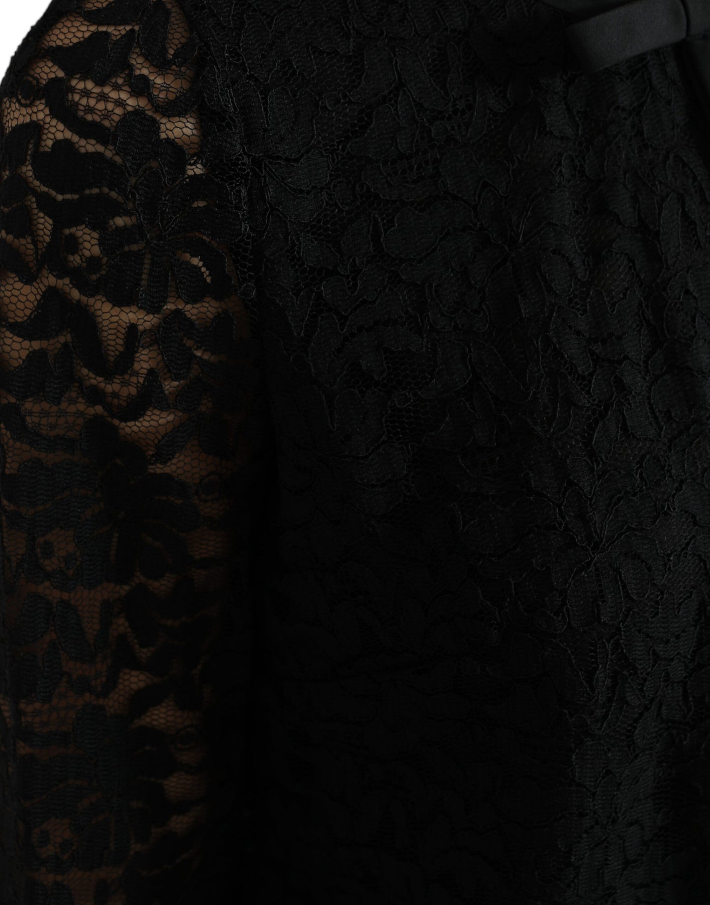 Dolce & Gabbana Elegantes langärmliges Oberteil aus floraler Spitze