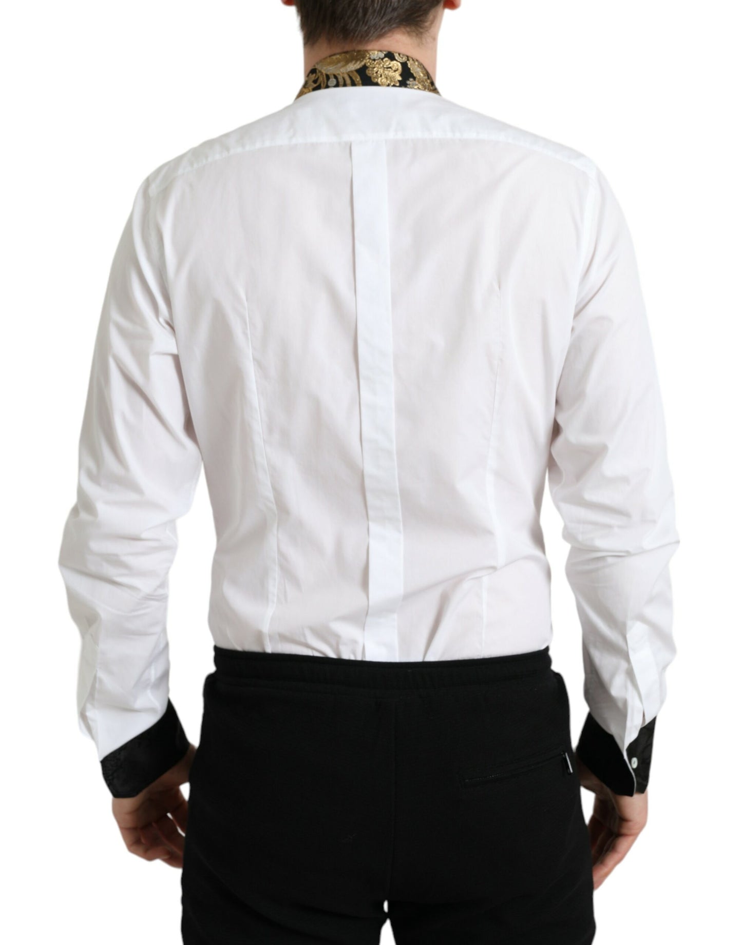 Elegantes Hemd mit Golddetails von Dolce & Gabbana