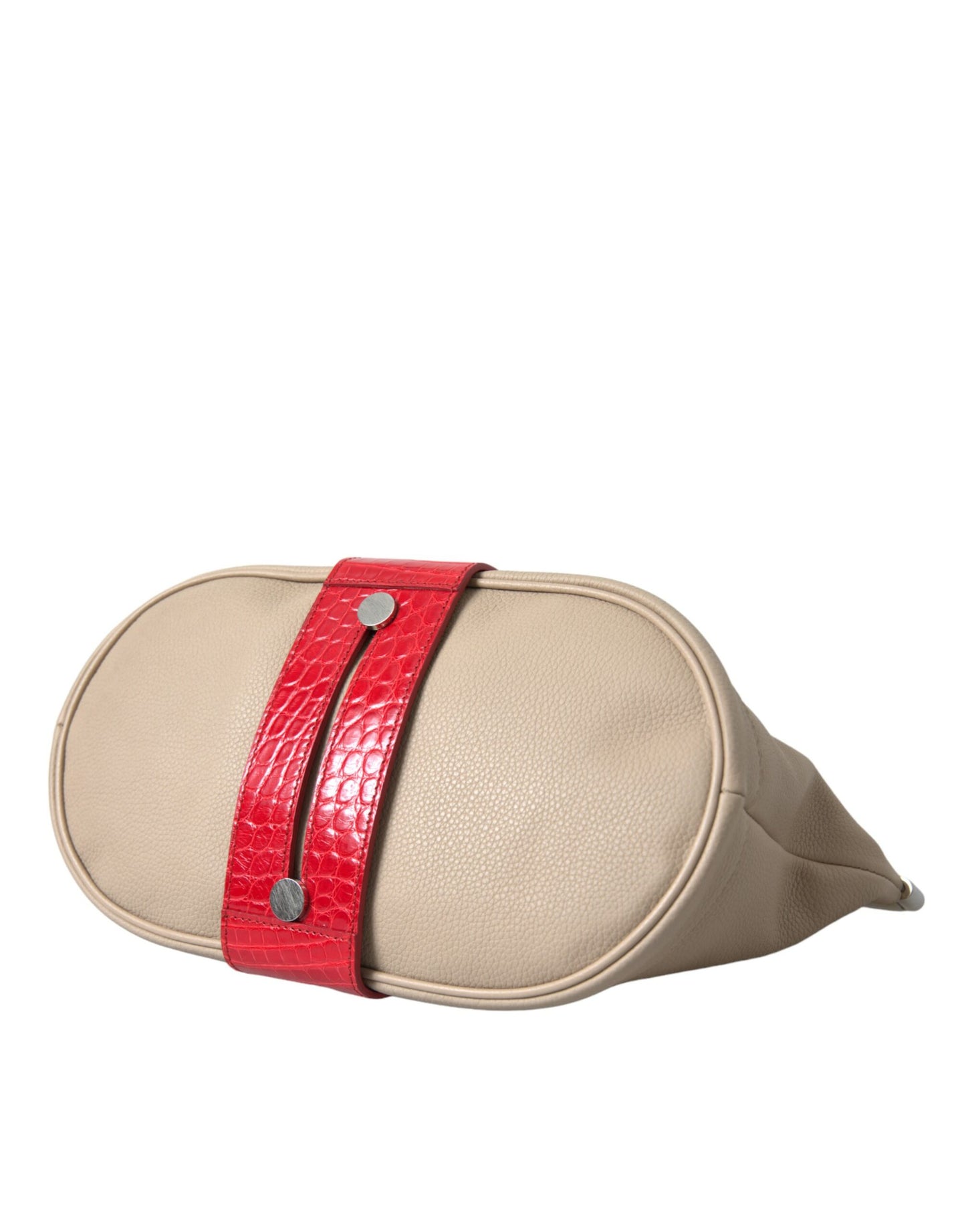 Clutch in pelle esotica bicolore Balenciaga