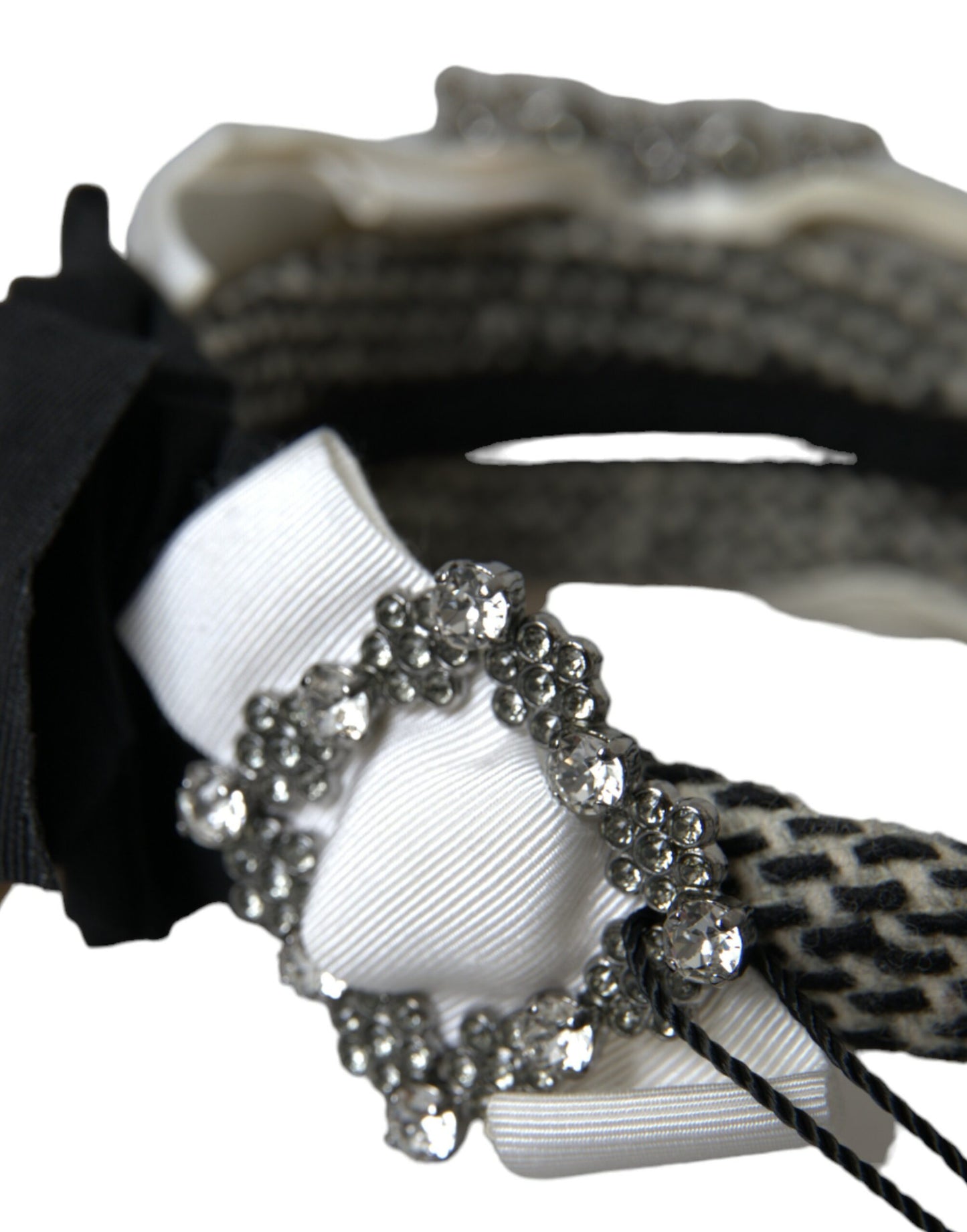 Dolce & Gabbana Mehrfarbiges, kristallverziertes Damen-Stirnband-Diadem