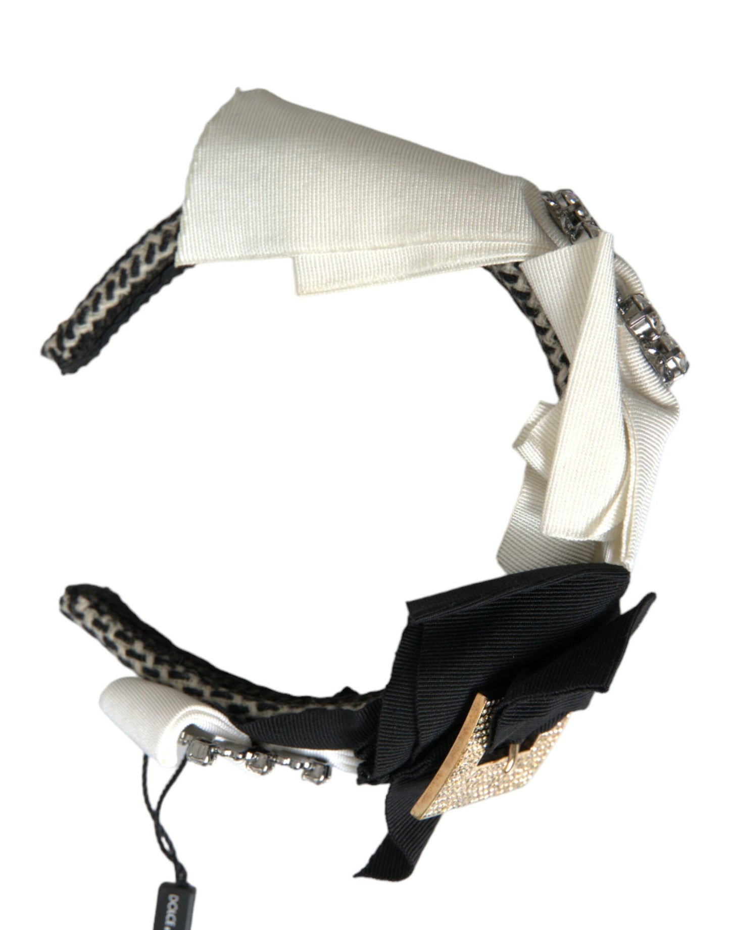 Dolce & Gabbana Mehrfarbiges, kristallverziertes Damen-Stirnband-Diadem