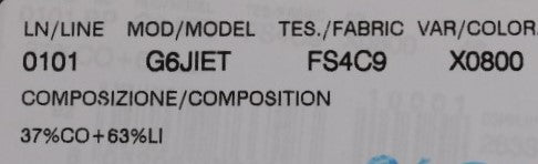 Dolce & Gabbana Elegante Gestreifte Baumwoll-Leinen-Shorts