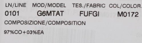 Pantaloni in cotone elasticizzato marrone