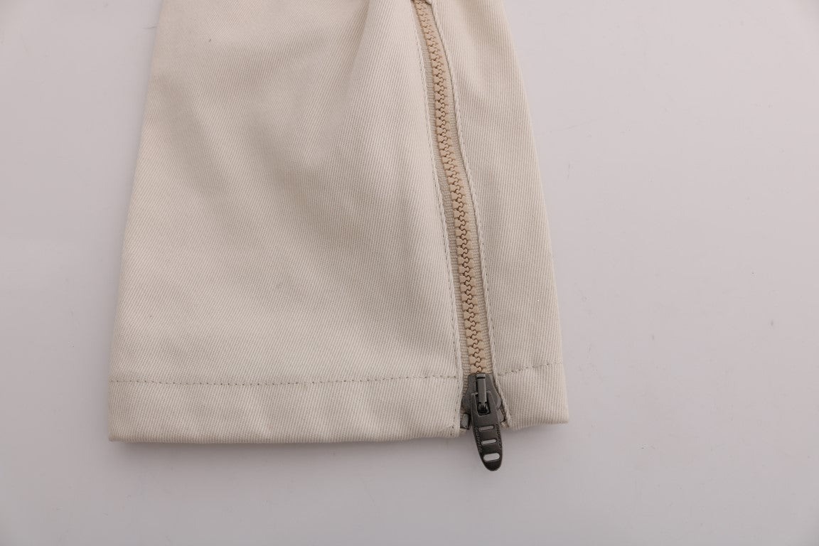 Jeans casual slim fit bianchi