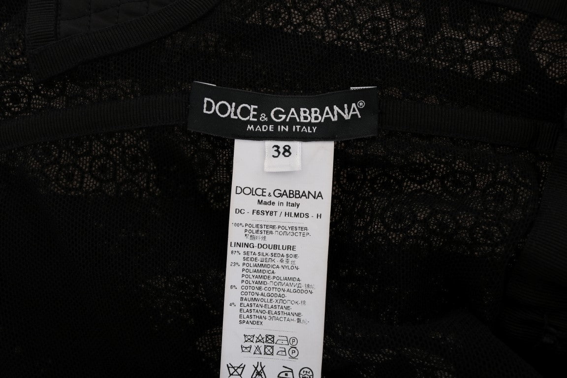 Dolce & Gabbana Elegantes Schwarzes Maxikleid in voller Länge