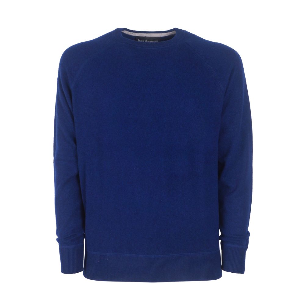 Jersey de cachemira Puro azul