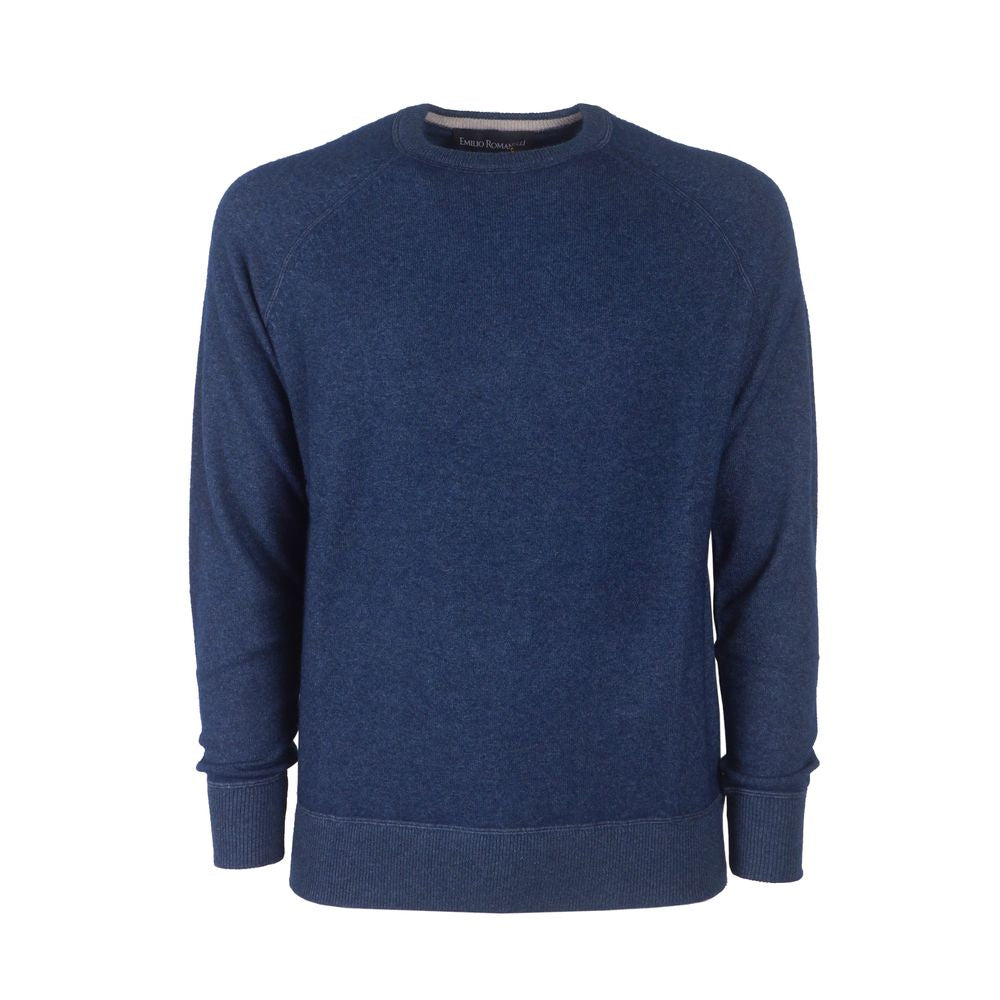 Emilio Romanelli Eleganter Kaschmirpullover mit Rundhalsausschnitt